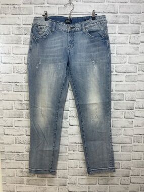 ReRock Skinny Distressed Back Pocket Design Jeans 16